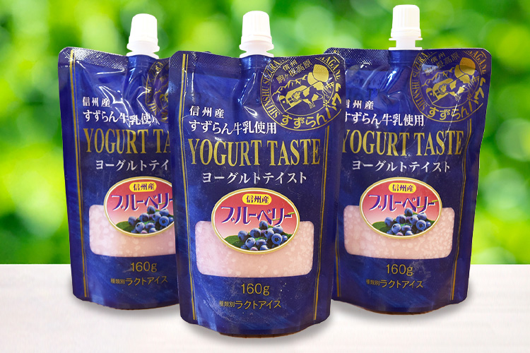 フローズンヨーグルトアイス ブルーベリー味 南信州大鹿村 塩の里直売所 フローズンヨーグルトアイス ブルーベリー味 南信州大鹿村 塩の里直売所