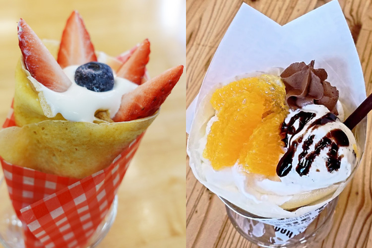 ミニクレープ 南信州大鹿村 塩の里直売所 ミニクレープ 南信州大鹿村 塩の里直売所